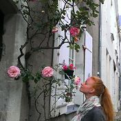Шеболдасик не перестает нюхать все подряд цветы, ч