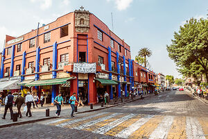 Район Койоакан, Мехико, столица Мексики.