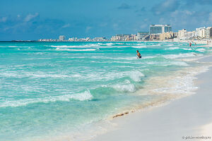 Канкун, курорт на побережье Карибского моря, Мексика.