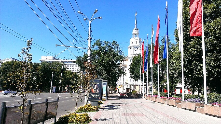 Плехановская улица - одна из главных улиц Воронежа