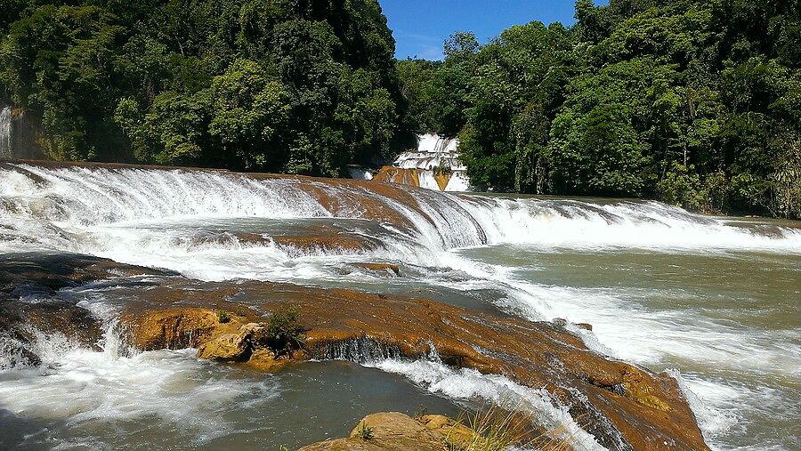 Па-бам! Водопад Агуа-Асуль (Cascadas de Agua Azul)