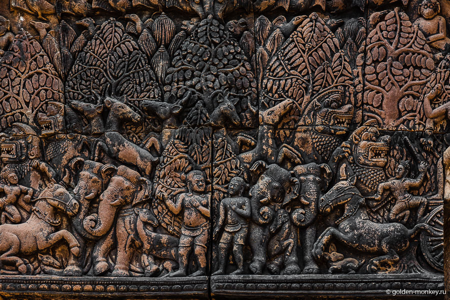 Думаю, теперь становится понятно, почему на осмотр Бантей Срея нужно выделить не меньше часа, несмотря на его малые размеры. Думаю, теперь становится понятно, почему на осмотр Бантей Срея нужно выделить не меньше часа, несмотря на его малые размеры.