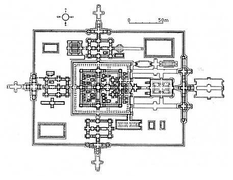 Схема храма Пре Кан, Ангкор, Камбоджа. Схема храма Пре Кан, Ангкор, Камбоджа.