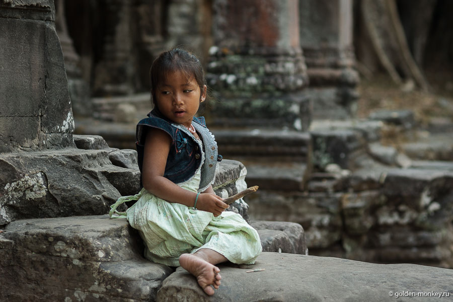 Камбоджийская девочка.