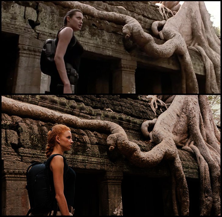 Фото а-ля Лара Крофт в Та Проме, Ангкор, Камбоджа. Фото а-ля Лара Крофт в Та Проме, Ангкор, Камбоджа.