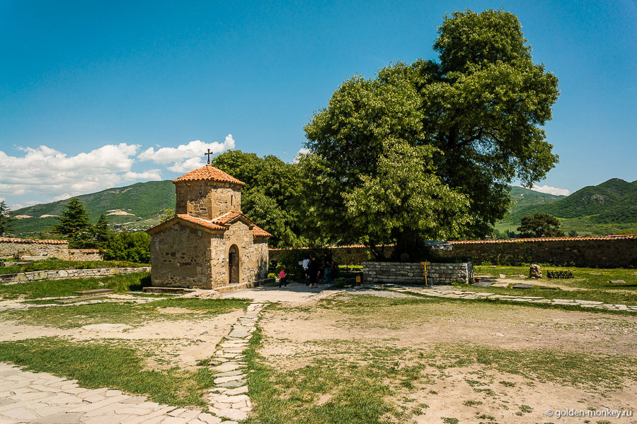 На территории Самтавро очень даже симпатично и уютно. Возле храма можно увидеть миниатюрную, почти игрушечную церковь Святой Нино. На территории Самтавро очень даже симпатично и уютно. Возле храма можно увидеть миниатюрную, почти игрушечную церковь Святой Нино.