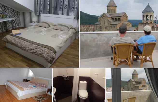 Вариант №3 – Апартаменты с террасой напротив Светицховели за $50. Вариант №3 – Апартаменты с террасой напротив Светицховели за $50.