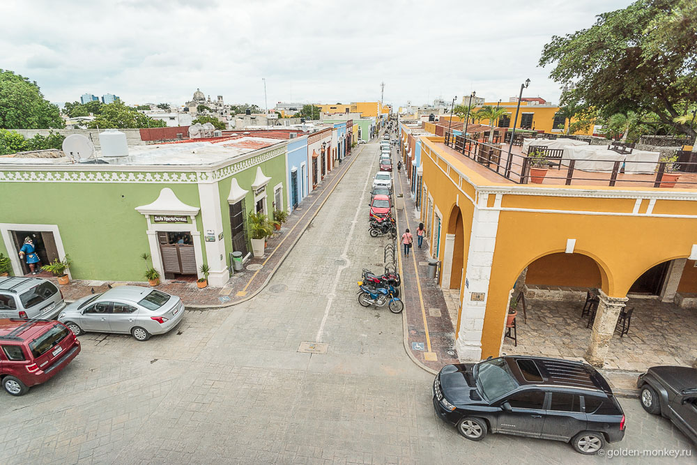 Кампече, вид на улицу с бастиона Кампече, вид на улицу с бастиона