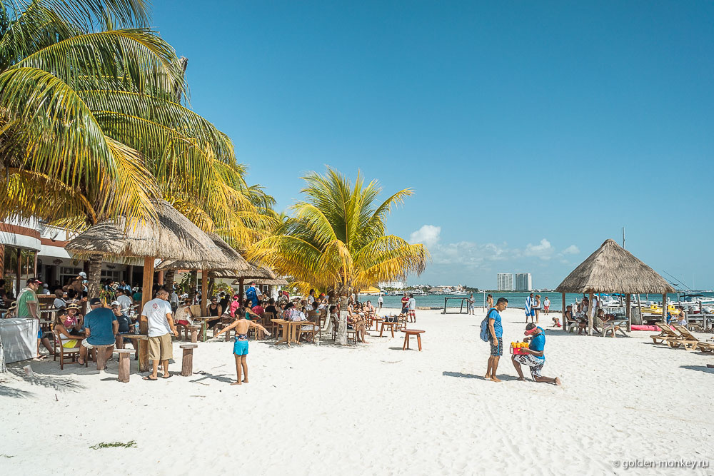 Канкун, начало пляжа Линда Канкун, начало пляжа Линда