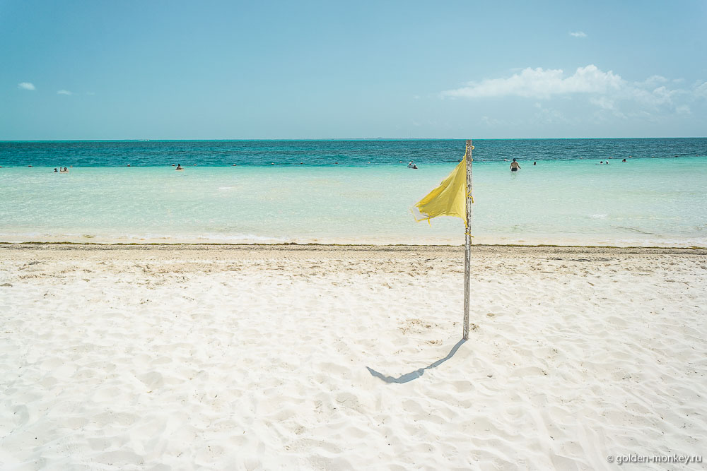 Канкун, пляж Линда за каналом Ничупте Канкун, пляж Линда за каналом Ничупте