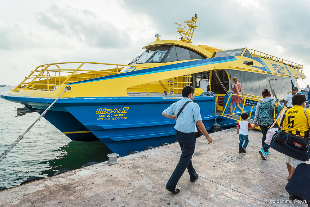 Канкун, паром на Ислу-Мухерес Канкун, паром на Ислу-Мухерес