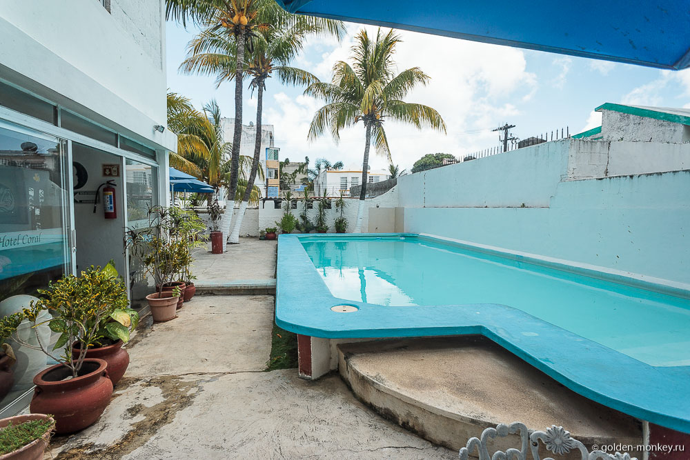 Канкун, Hotel Coral, бассейн Канкун, Hotel Coral, бассейн