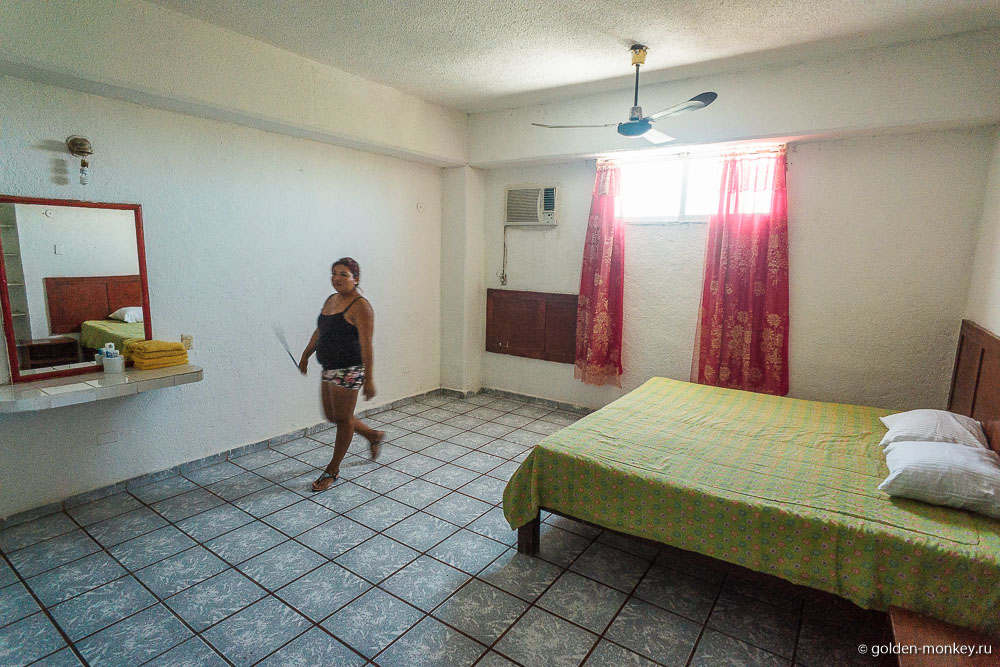 Канкун, бюджетный Hotel K’am Na, номер Канкун, бюджетный Hotel K’am Na, номер