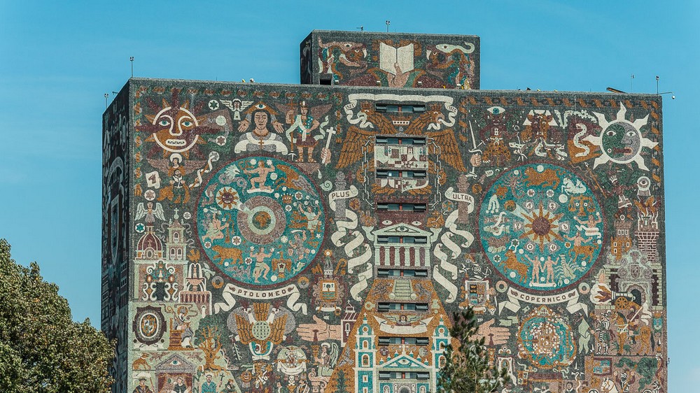 Мехико, Центральная библиотека Университетского городка Мехико, Центральная библиотека Университетского городка