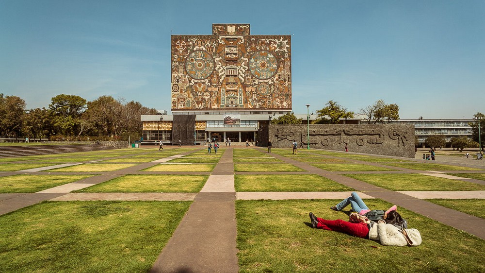 Мехико, Университетский городок, Центральная библиотека Мехико, Университетский городок, Центральная библиотека