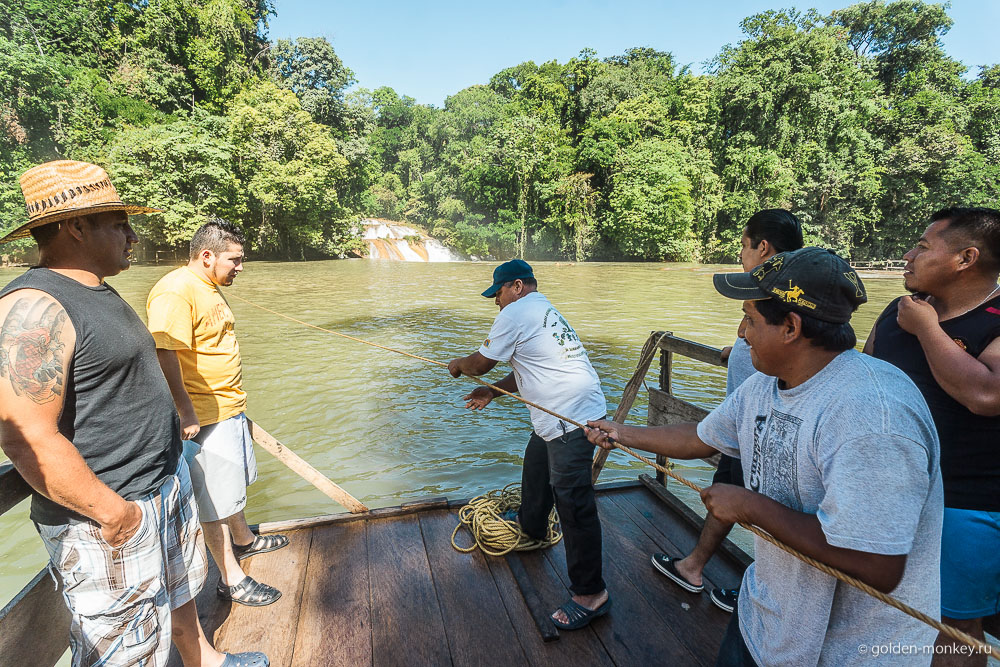 Паленке, перевозка туристов на плоту Паленке, перевозка туристов на плоту