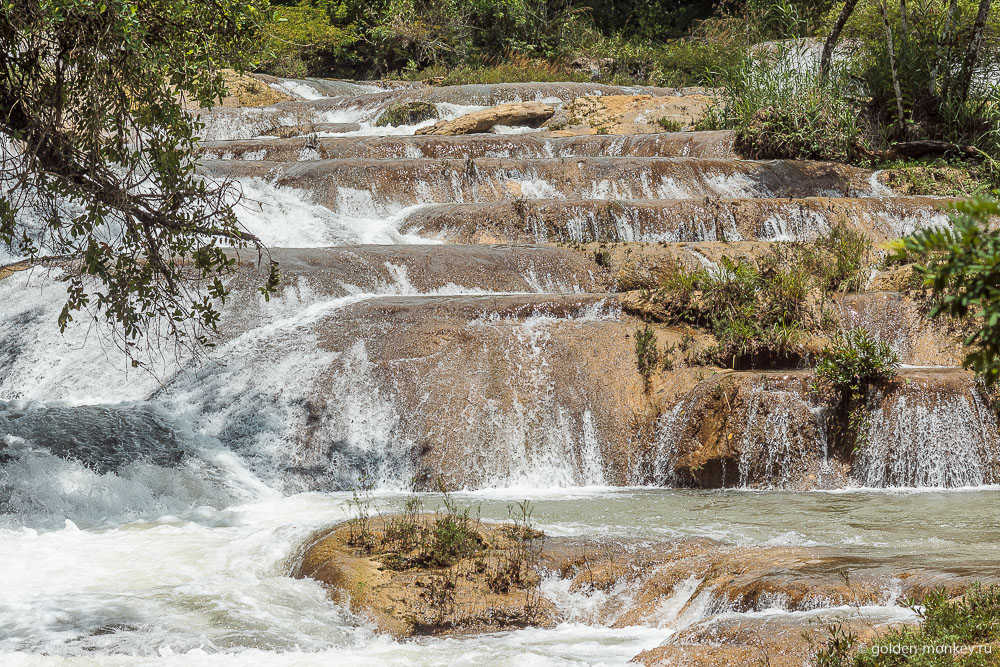 Паленке, каскады Агуа-Асуль Паленке, каскады Агуа-Асуль