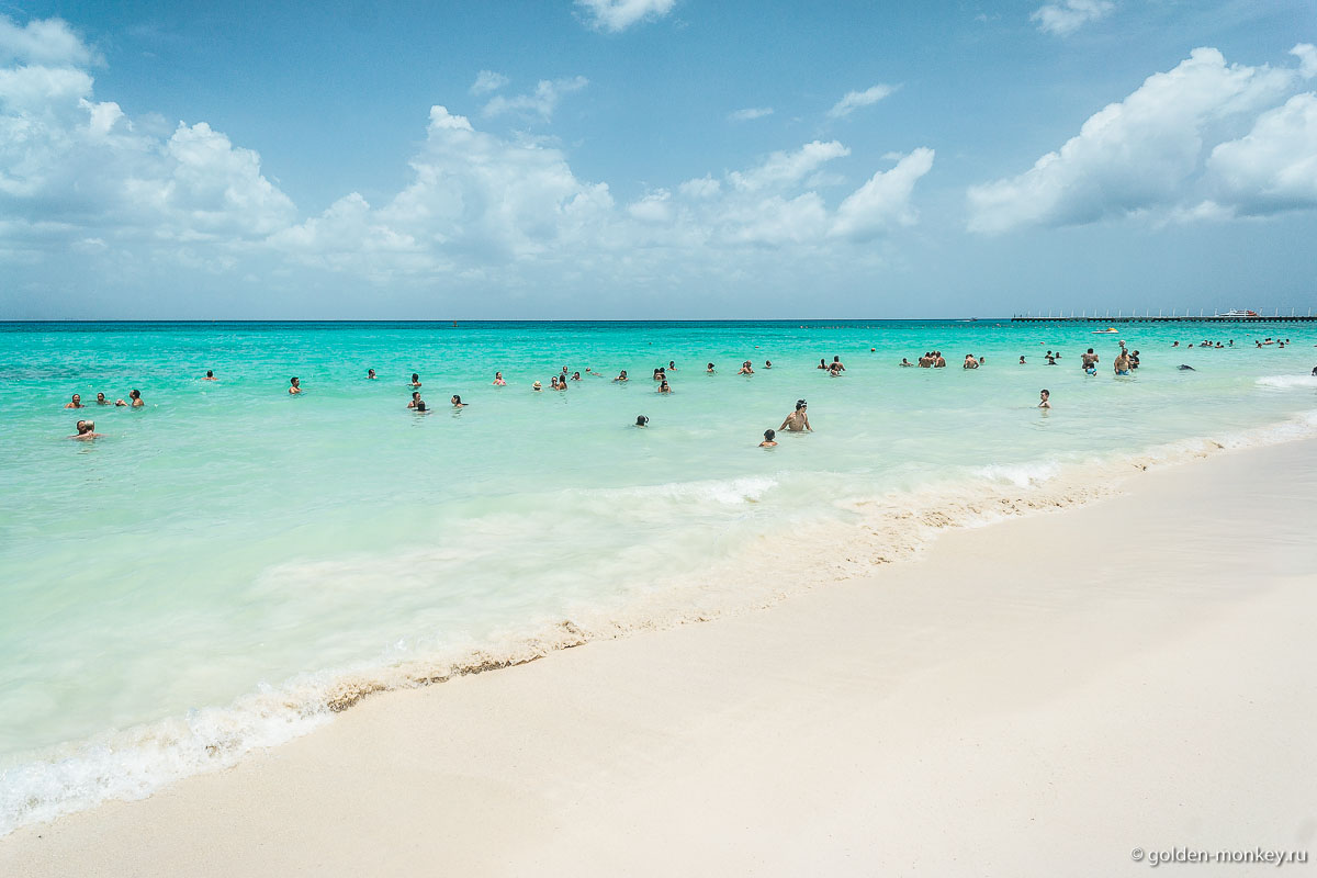 Плайя-дель-Кармен, пляж Мамитас Плайя-дель-Кармен, пляж Мамитас