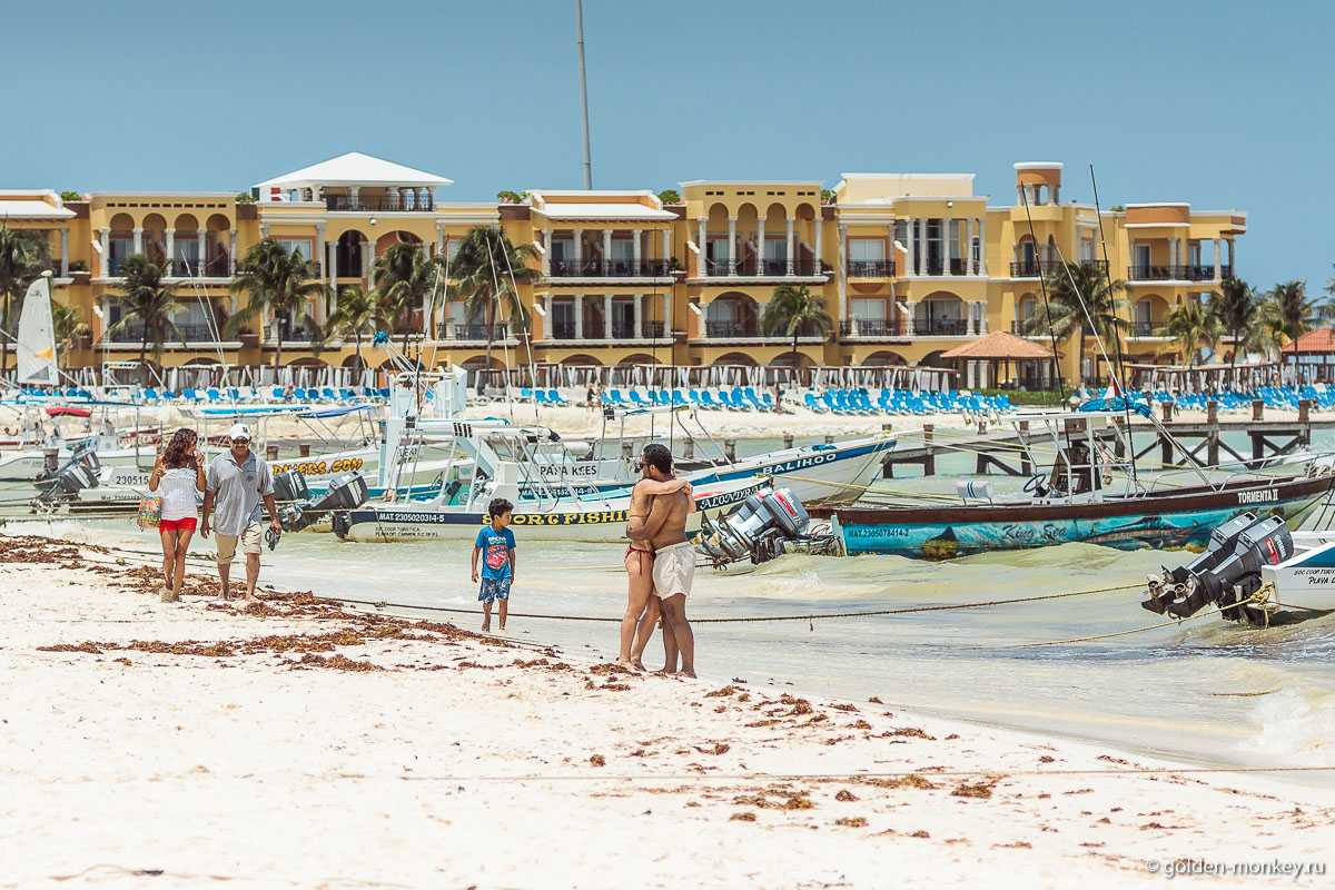 Плайя-дель-Кармен, Главный пляж Плайя-дель-Кармен, Главный пляж