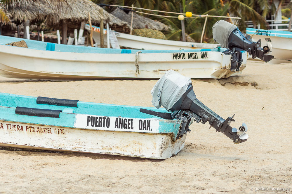 Пуэрто-Анхель, лодка Пуэрто-Анхель, лодка