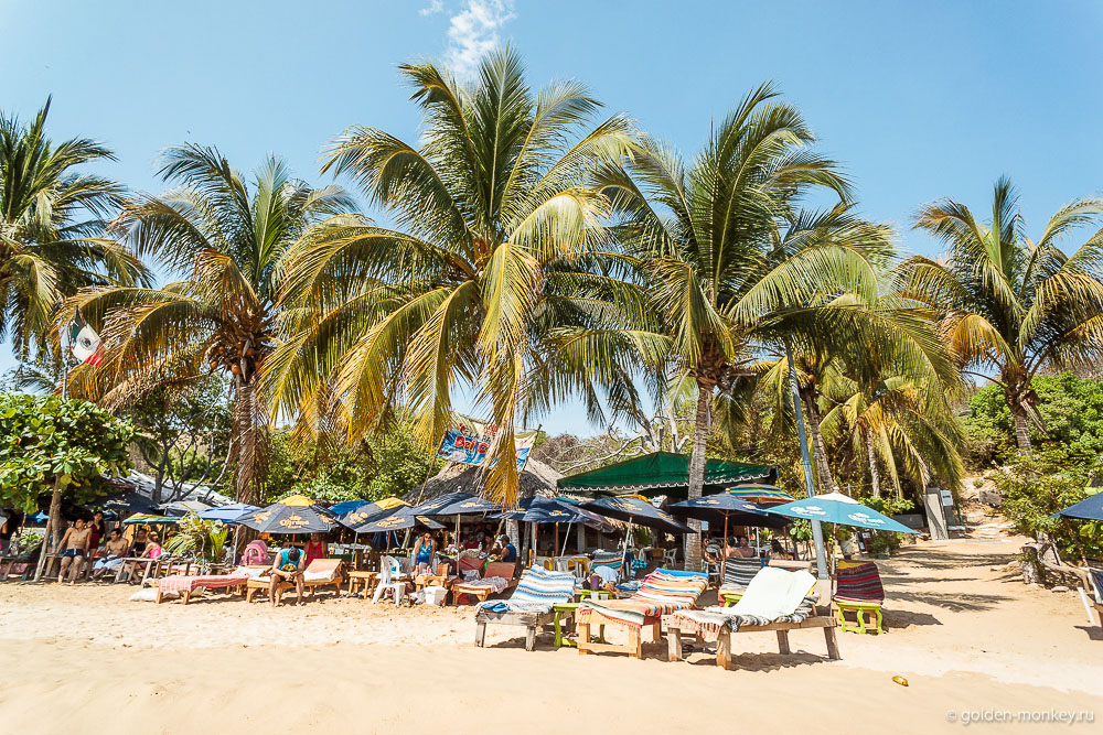 Пуэрто-Эскондидо, пляж Мансанийо Пуэрто-Эскондидо, пляж Мансанийо