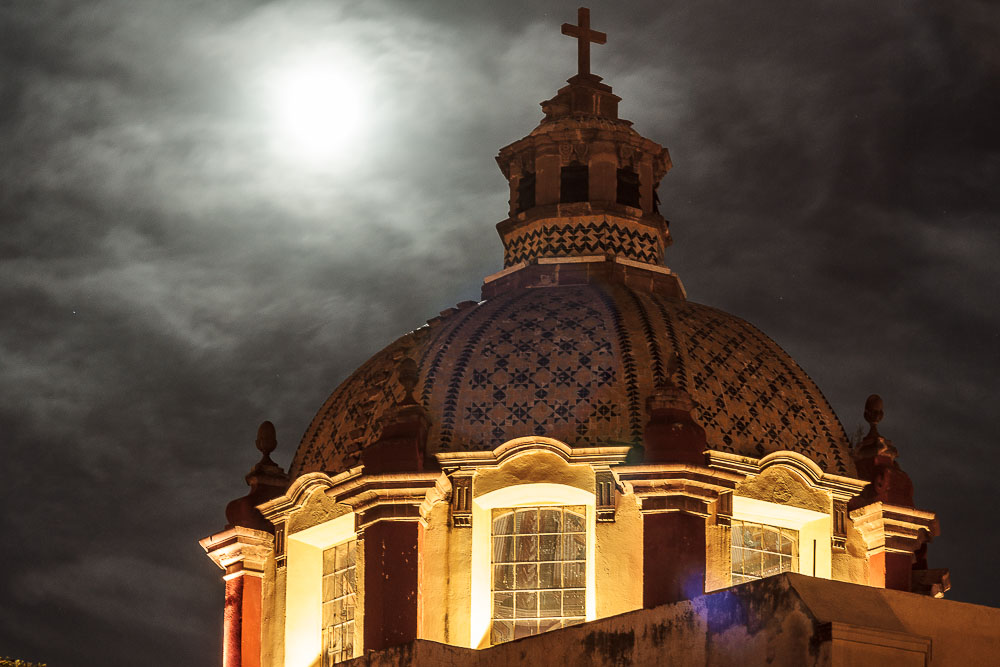 Сантьяго-де-Керетаро, ночной город Сантьяго-де-Керетаро, ночной город