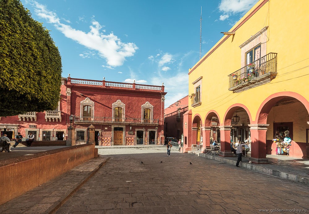 Сан-Мигель-де-Альенде, площадь Принсипаль Сан-Мигель-де-Альенде, площадь Принсипаль