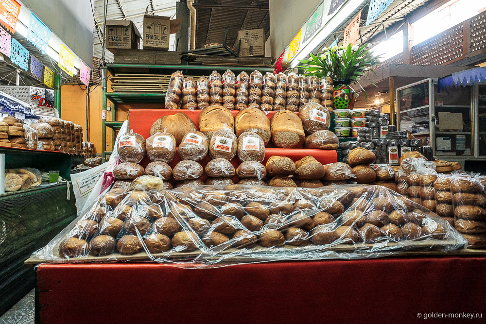 Мексика, хлеб и булочки