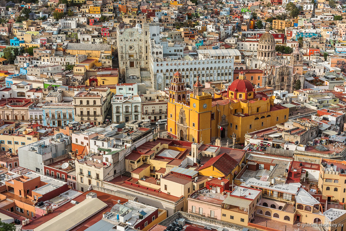 Гуанахуато, вид со смотровой площадки Гуанахуато, вид со смотровой площадки