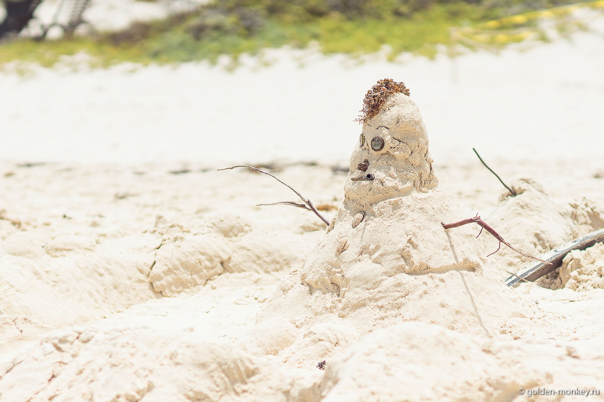 Тулум, смешная фигурка из песка Тулум, смешная фигурка из песка