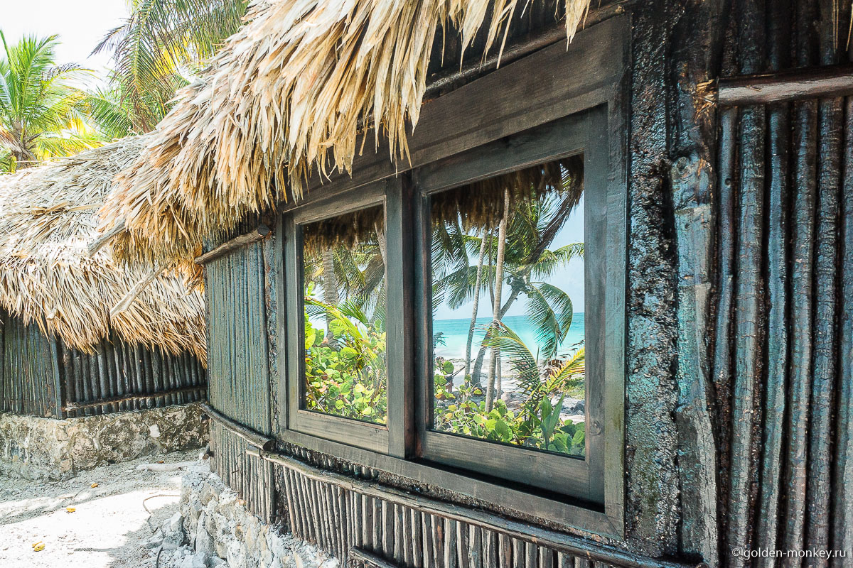 Тулум, бунгало на берегу моря Тулум, бунгало на берегу моря