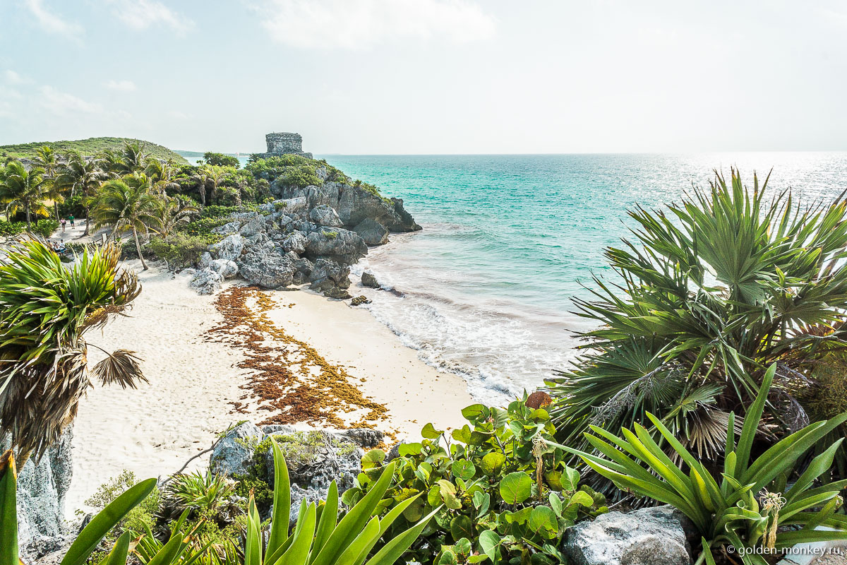 Тулум, бухта рядом с археологическим комплексом Тулум, бухта рядом с археологическим комплексом