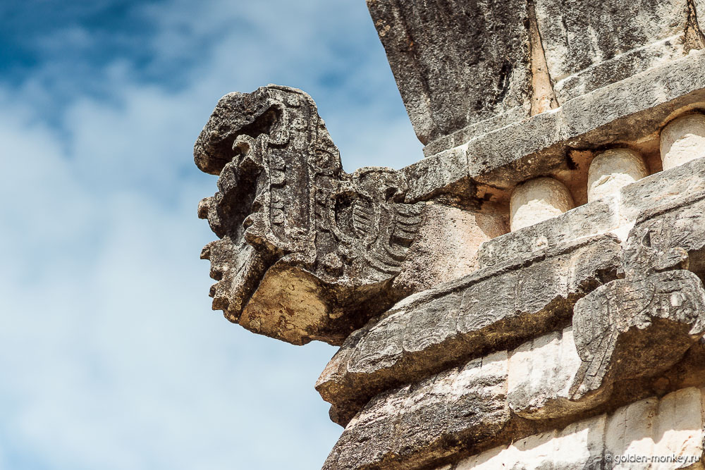 Ушмаль, украшение пирамиды Ушмаль, украшение пирамиды