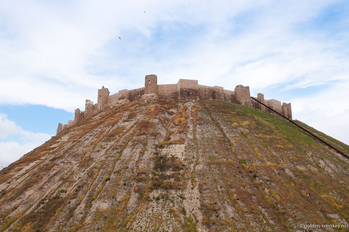 Вид на цитадель на холме Вид на цитадель на холме