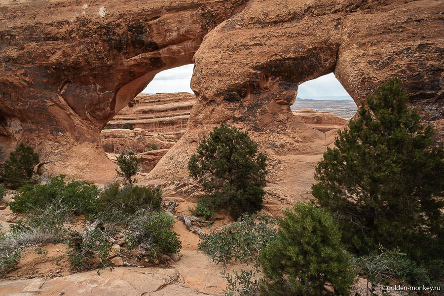 Две арки рядом: слева Wall Arch, справа – словно разрезанная пополам Partition Arch. Две арки рядом: слева Wall Arch, справа – словно разрезанная пополам Partition Arch.