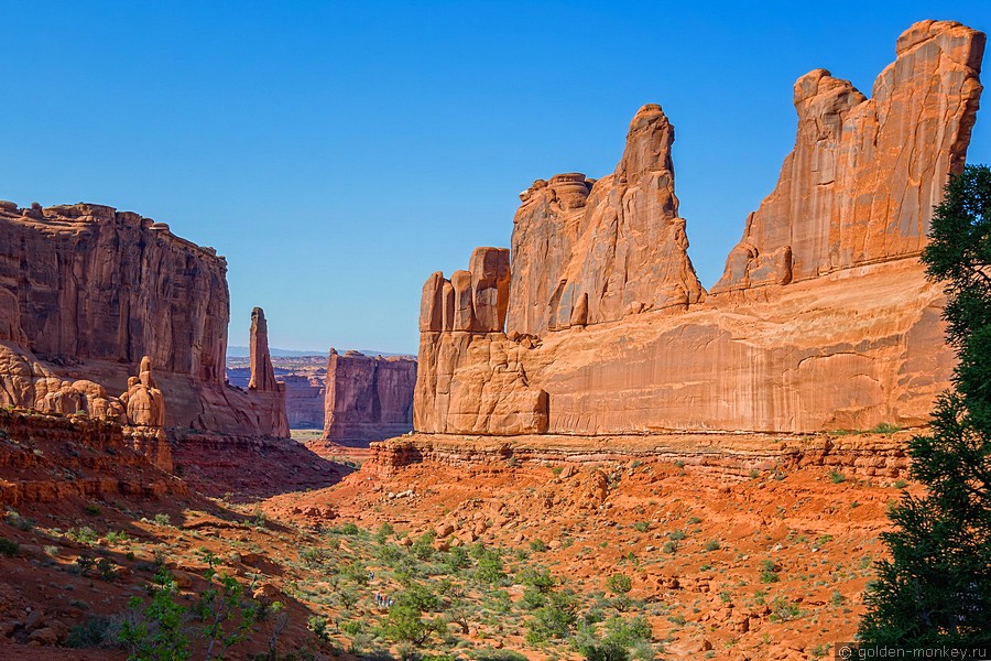 Тропинка Парк-Эвиню (Park Avenue), национальный парк Арки Тропинка Парк-Эвиню (Park Avenue), национальный парк Арки