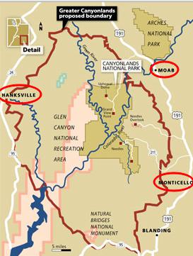 Города в окрестностях парка Каньонлендс, Юта, США. Города в окрестностях парка Каньонлендс, Юта, США.