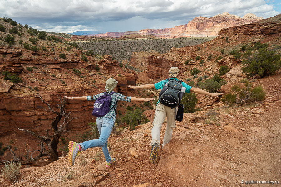 Шеболдасик и Андрюсикс в Капитол-Риф. Шеболдасик и Андрюсикс в Капитол-Риф.