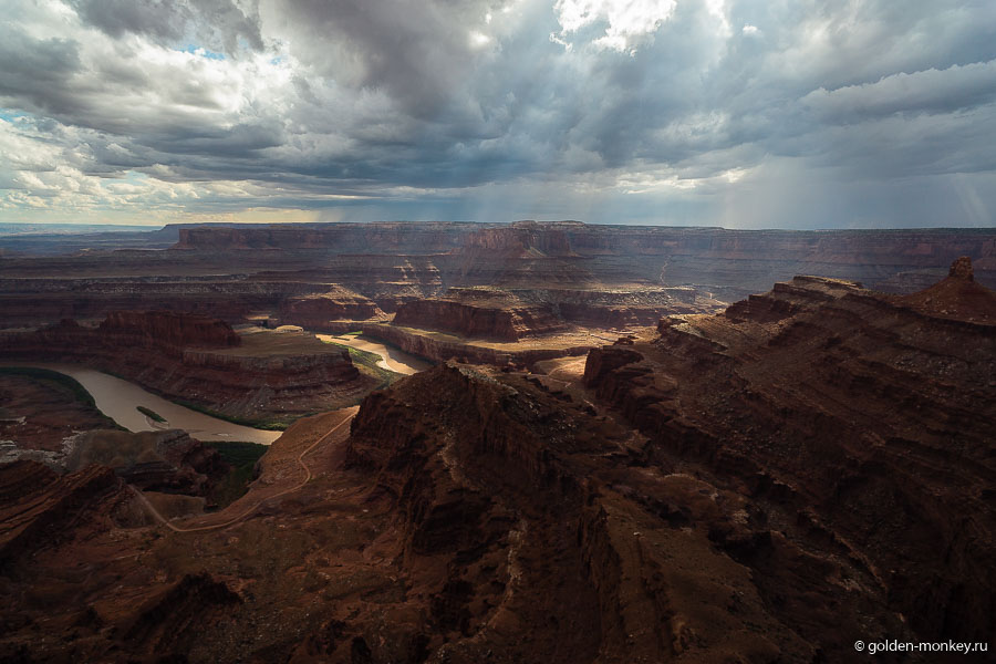 Парк штата Голова Мертвой Лошади, Юта, США. Парк штата Голова Мертвой Лошади, Юта, США.