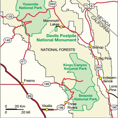 Схема расположения Дэвилс-Постпайл Схема расположения Дэвилс-Постпайл