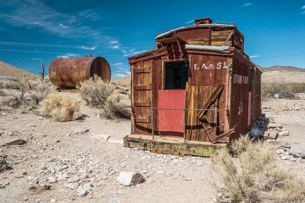 Дряхлый вагончик Union Pacific Дряхлый вагончик Union Pacific