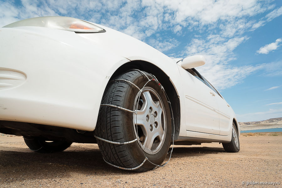 Наша Тойота-герой, «закованная» в цепи Наша Тойота-герой, «закованная» в цепи