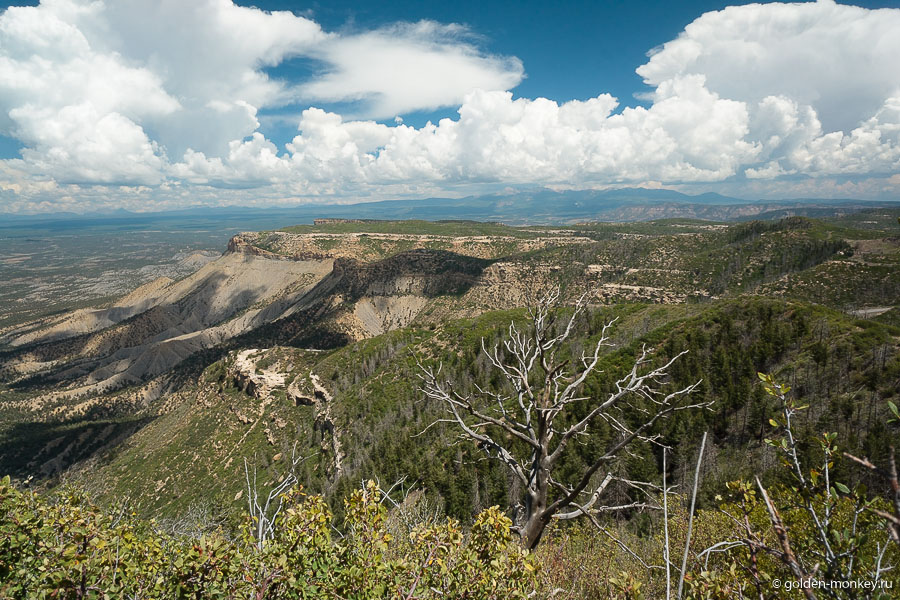Облака всегда отлично дополняют парковые панорамы. Так произошло и с видом, представшим с Park Point Overlook Облака всегда отлично дополняют парковые панорамы. Так произошло и с видом, представшим с Park Point Overlook
