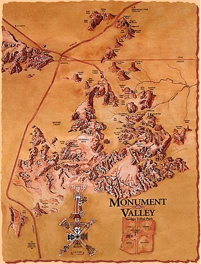 Схема парка Долина Монументов, размер Схема парка Долина Монументов, размер