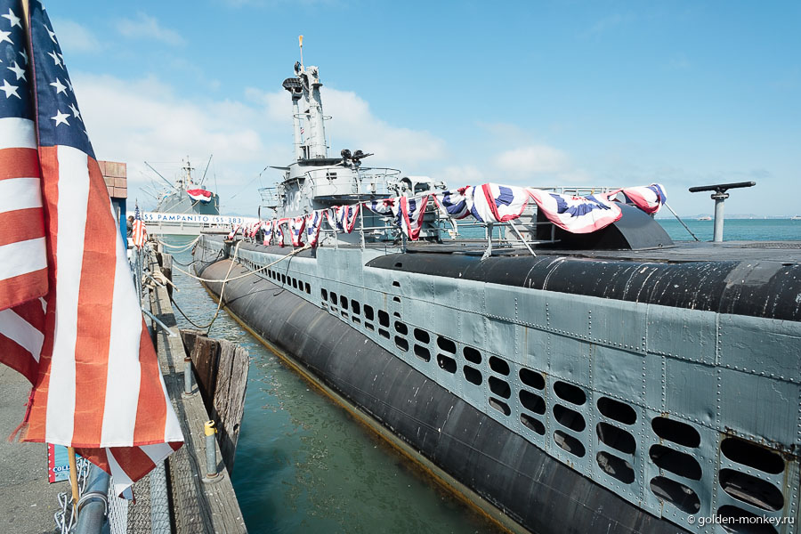 Подводная лодка «Пампанито» на набережной Сан-Франциско, 45 пирс Подводная лодка «Пампанито» на набережной Сан-Франциско, 45 пирс
