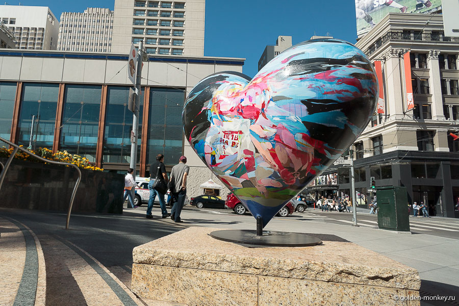 Серце рядом с Юнион-Сквер, Сан-Франциско Серце рядом с Юнион-Сквер, Сан-Франциско