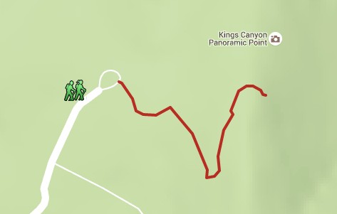 Тропинка, ведущая от парковки к Panoramic Point. Тропинка, ведущая от парковки к Panoramic Point.