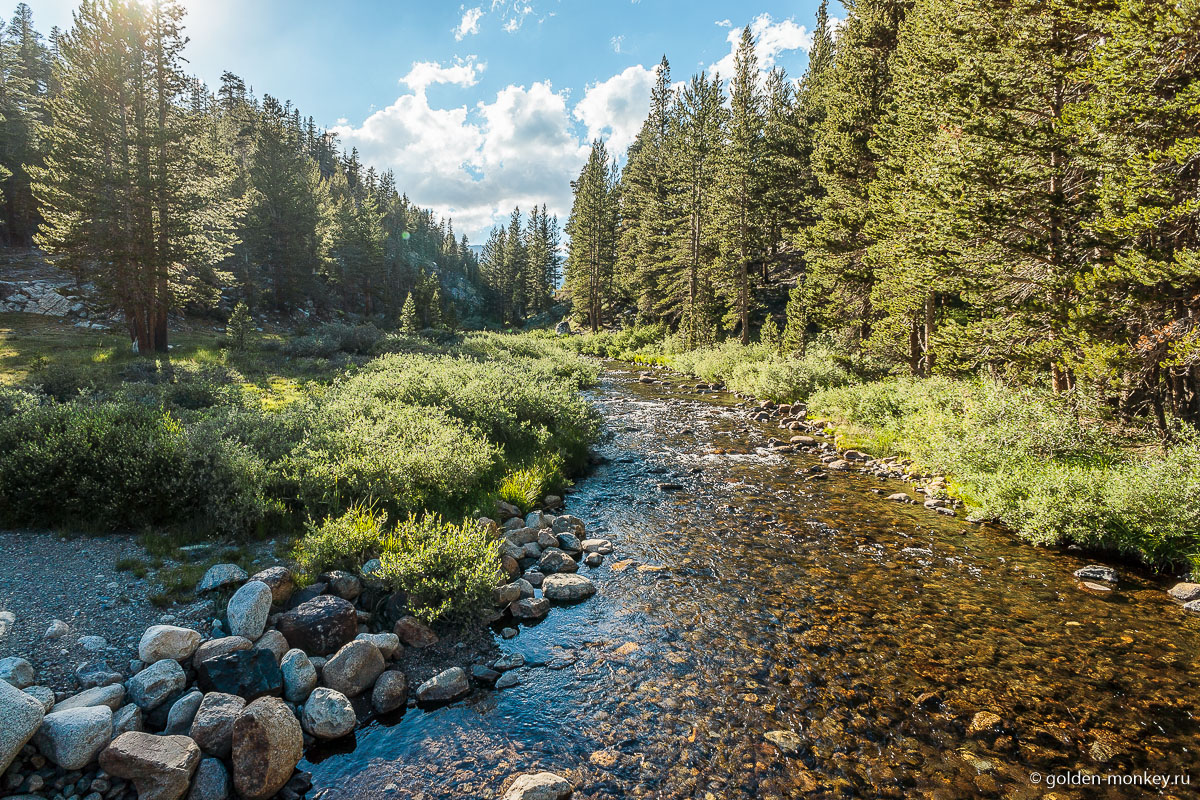 Река рядом с кемпингом, в котором мы ночевали Река рядом с кемпингом, в котором мы ночевали