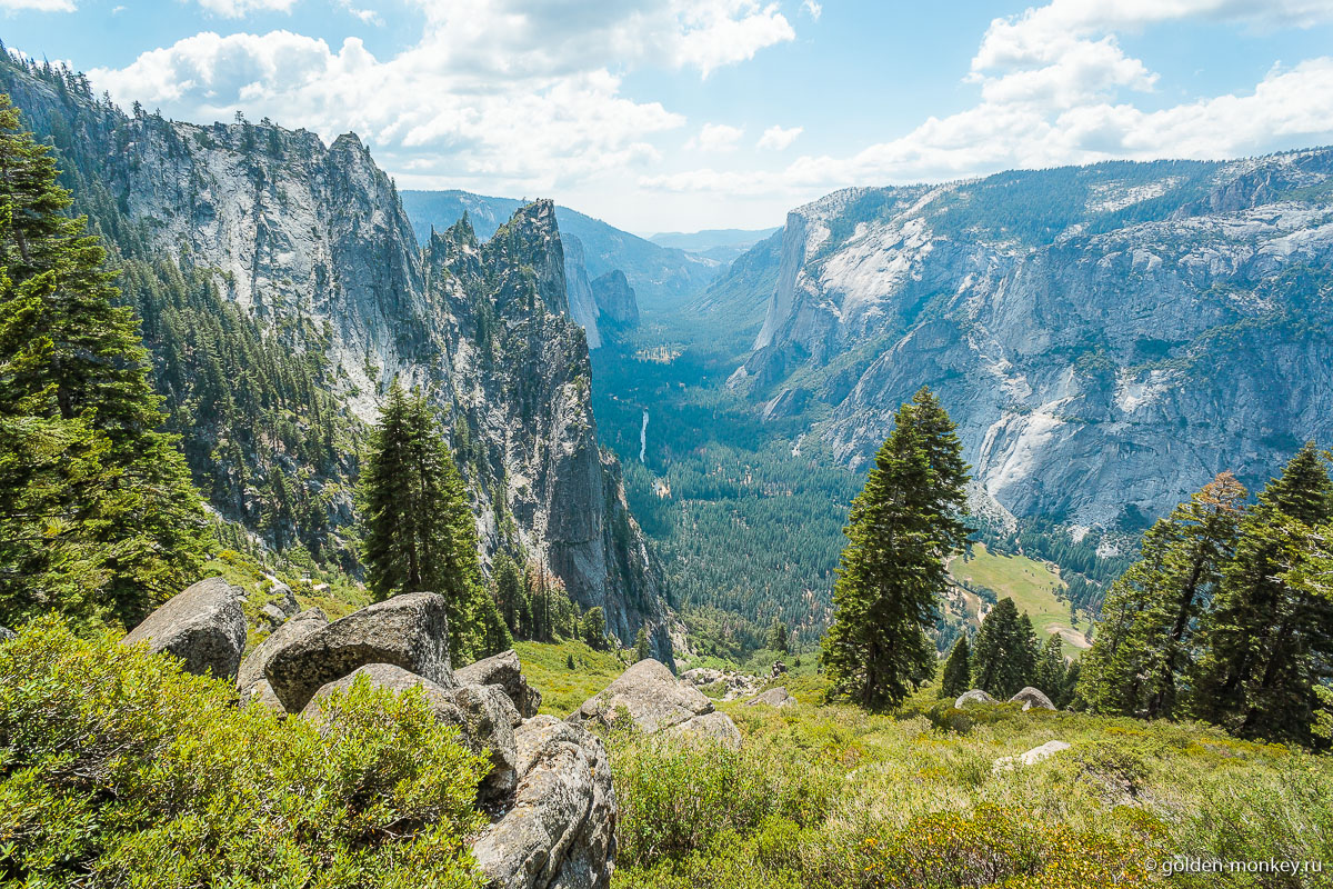 Вид на долину с Фор-Майл-Трейл Вид на долину с Фор-Майл-Трейл