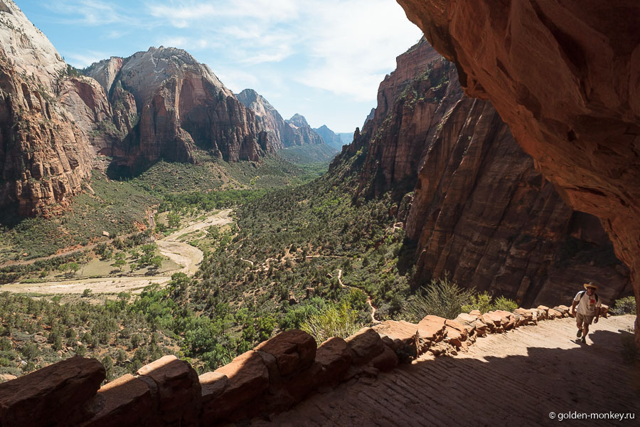 Все кругом идут, пыхтят, но четко следуют к цели – обрести свой приют на вершине и окинуть взором весь Зайон-Каньон. Все кругом идут, пыхтят, но четко следуют к цели – обрести свой приют на вершине и окинуть взором весь Зайон-Каньон.